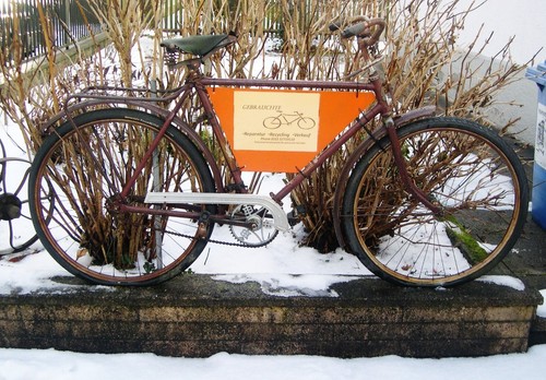 Fahrrad oldtimer bismark - oldtimer,