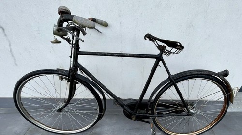 Oldtimer fahrrad mit stab - mit, zum