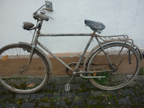 Oldtimer fahrrad diskus - fahrrad,