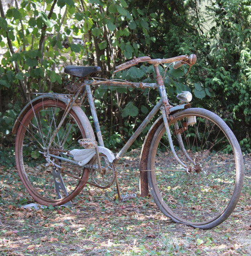Altes fahrrad alcyon 1940 old - fahrrad,